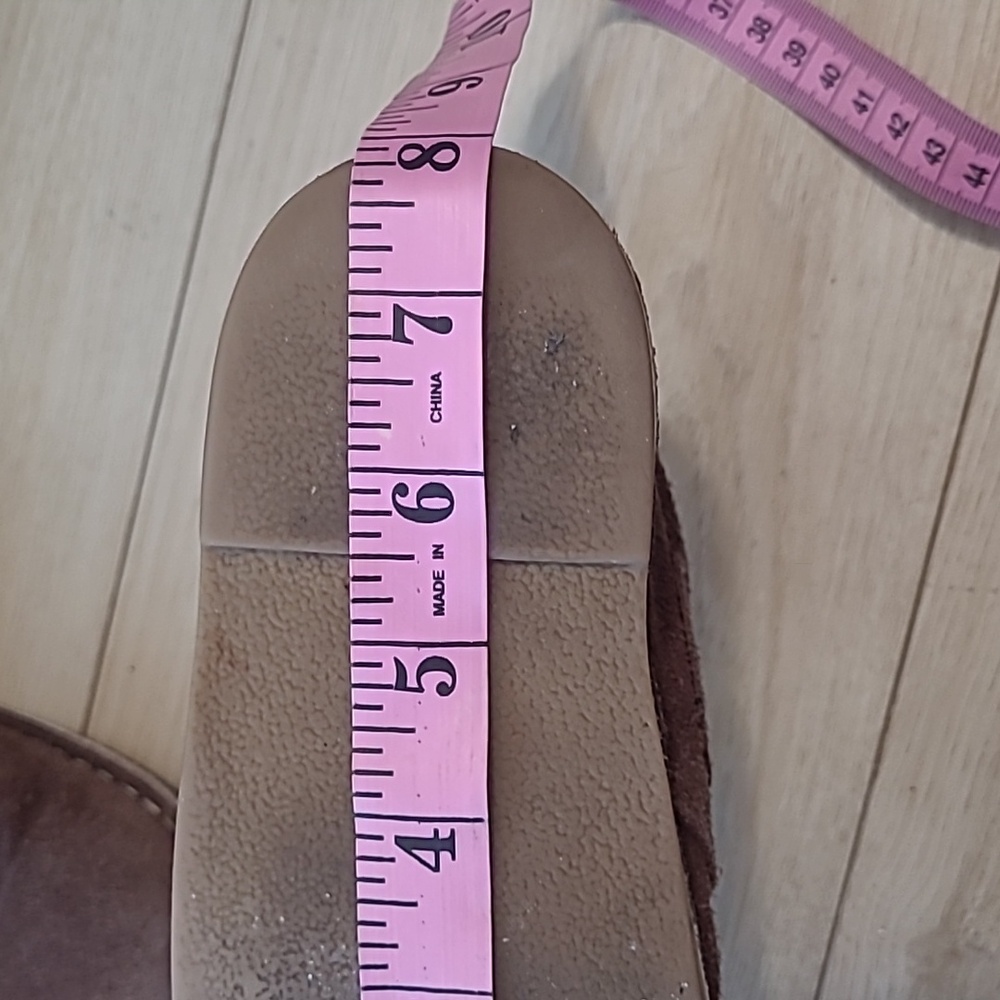 L'Amour Brown Suede Kids Boots Size 10 - Picture 8 of 9